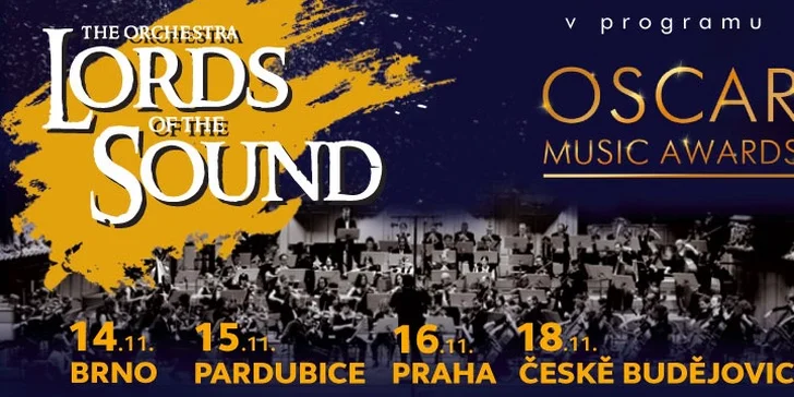 Velkolepá show orchestru Lords of the Sounds: hudba z oscarových filmů