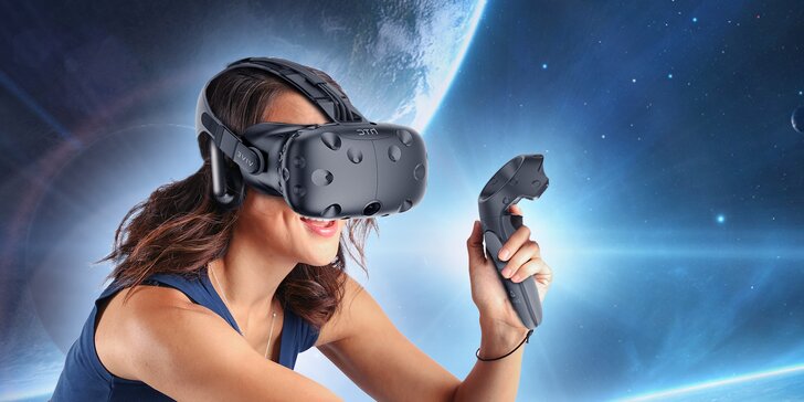 Výlet do vesmíru i akční hry: 1 nebo 2 hodiny ve virtuální realitě