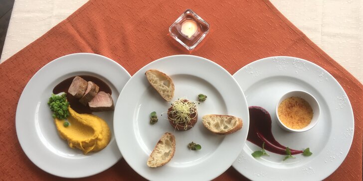 Potěšení o 3 chodech: Moderní degustační menu v restaurantu Lions