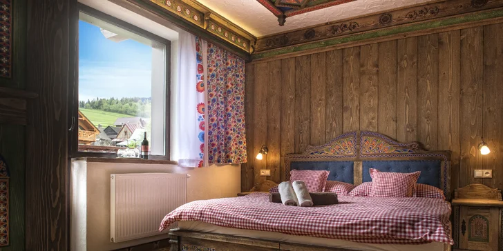 Kouzelný pobyt v Belianských Tatrách: rustikální hotel, polopenze i wellness