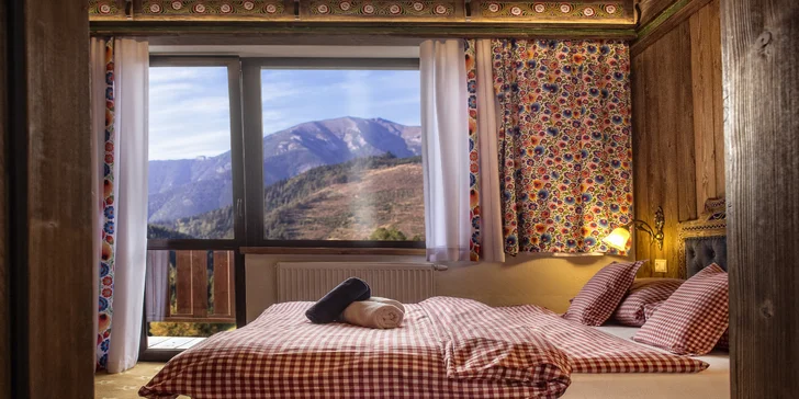 Kouzelný pobyt v Belianských Tatrách: rustikální hotel, polopenze i wellness
