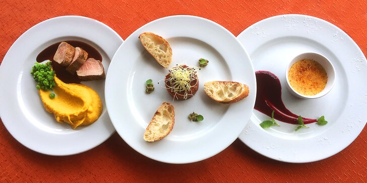 Potěšení o 3 chodech: Moderní degustační menu v restaurantu Lions