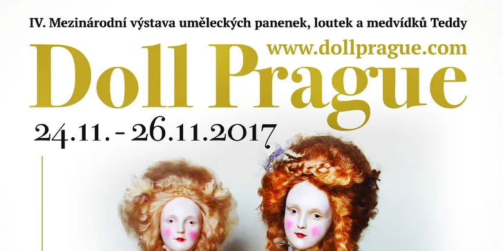 Vstup na mezinárodní výstavu uměleckých panenek ve Slovanském domě