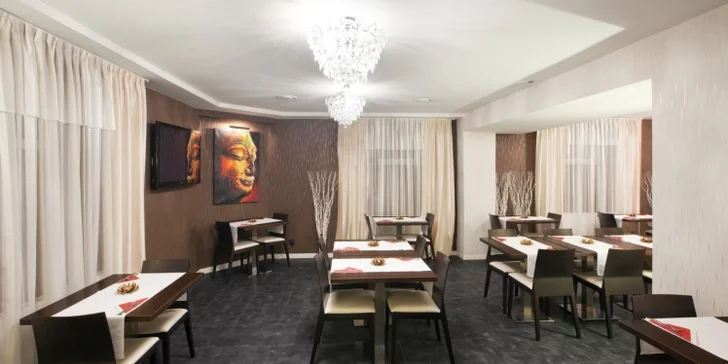 Pobyt v Liberci s privátním wellness a večeří v thajsko-japonské restauraci