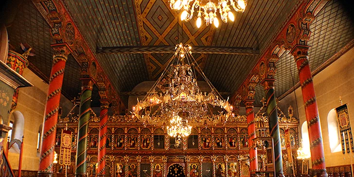Ubytování máte zajištěné ve městě Bansko, kde je i tento krásný kostel Trinity Church.