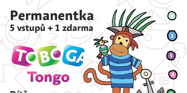 6 vstupů pro dospělého, dítě nebo celou rodinu do zábavního parku Tongo