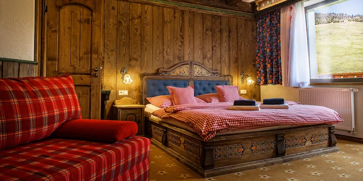 Kouzelný pobyt v Belianských Tatrách: rustikální hotel, polopenze i wellness