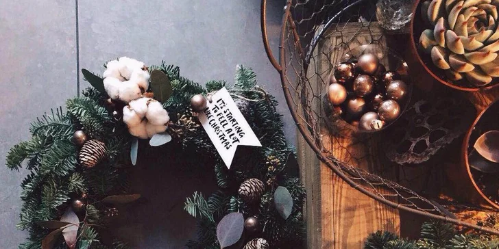 Vyrobte si vlastní adventní věnec během příjemného odpoledne ve Flo-Market