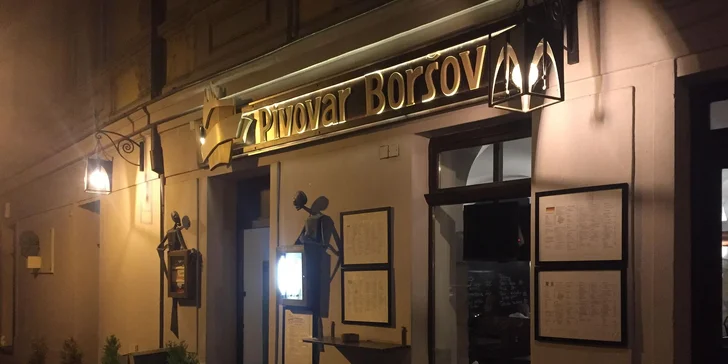 Pořádná hostina pro 2 osoby s neomezenou konzumací piva nebo s 0,5 l vína