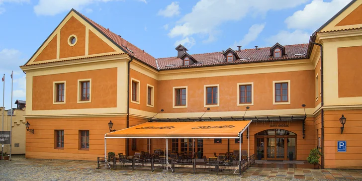 Relaxační pobyt v historickém centru Tábora s wellness a super polopenzí
