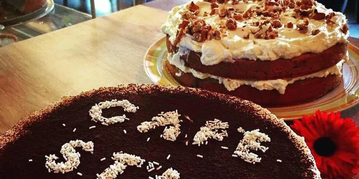 Dorty Cafe Star jsou připravovány s láskou.