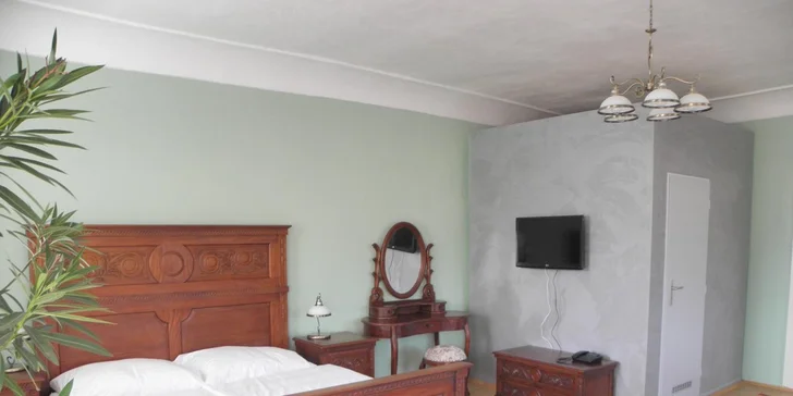 Stylový romantický pobyt Na Faře pro dva s polopenzí a třeba i wellness