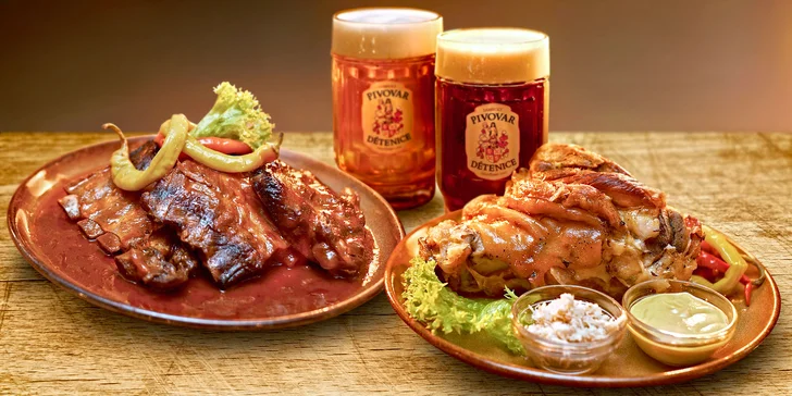 Hromada masa, domácí chléb, pivo a 3 hodiny zábavy ve středověké krčmě