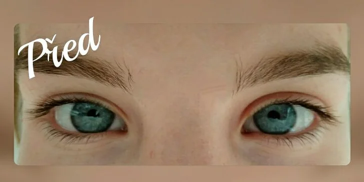Trvalá na řasy včetně barvení řas