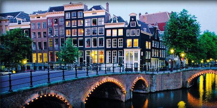 Letecky do Amsterdamu, za tulipány i větrnými mlýny: 3 noci v hotelu i průvodce