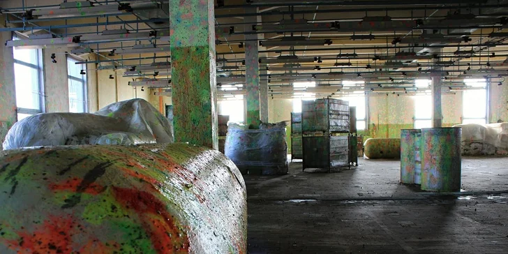 Paintball v kryté hale včetně veškerého vybavení