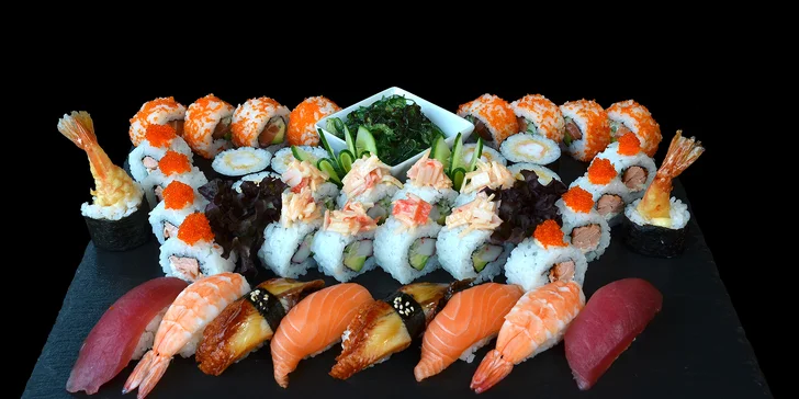 Gurmánské sushi sety v luxusní restauraci Sakura Sushi