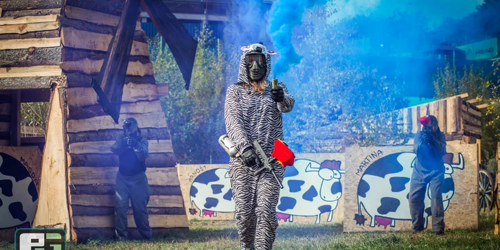 Outdoor paintball s ojedinělou scenérií na zbrusu novém hřišti na Smíchově