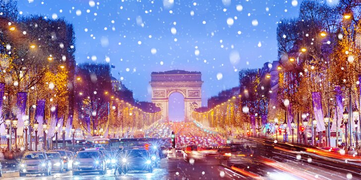 Adventní čas v romantické Paříži s průvodcem a ubytováním na 1 noc se snídaní