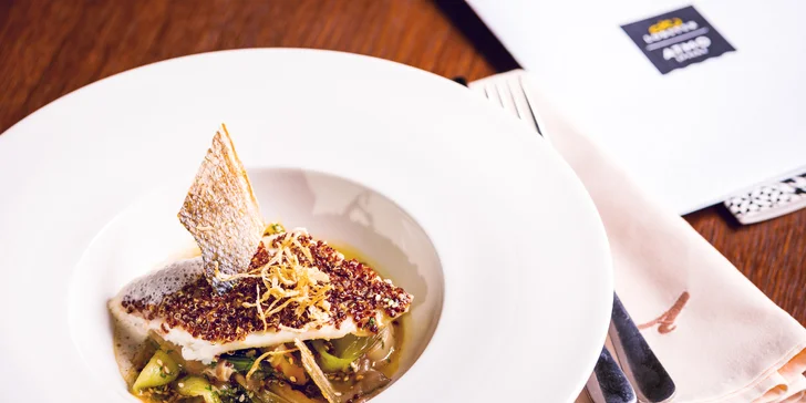 5chodové menu plné originálních chutí s lahví prosecca + vstupenky na LiStOVáNí