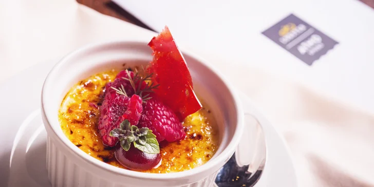 5chodové menu plné originálních chutí s lahví prosecca + vstupenky na LiStOVáNí