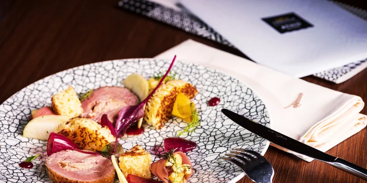 5chodové menu plné originálních chutí s lahví prosecca + vstupenky na LiStOVáNí