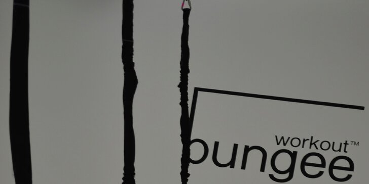 Zábavné a funkční cvičení bungee workout nebo bungee fit: 1, 5 nebo 10 vstupů