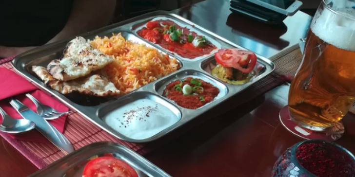 Indian Mini Thali: menu plná indických specialit ve 2 verzích