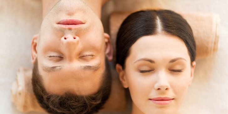 Zasloužený odpočinek: romantická párová masáž včetně aromaterapie