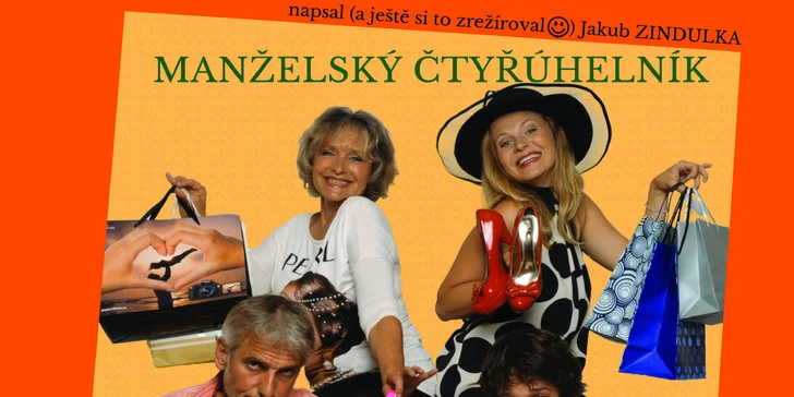 Vstupenka na divadelní představení Manželský čtyřúhelník
