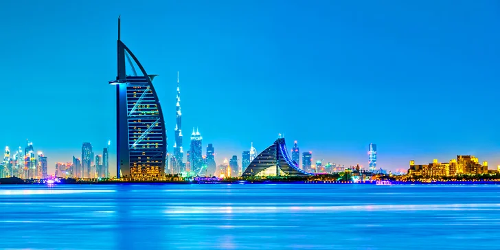 Letecky do Dubaje s možnou návštěvou Abu Dhabí: 4 noci v hotelu se snídaní