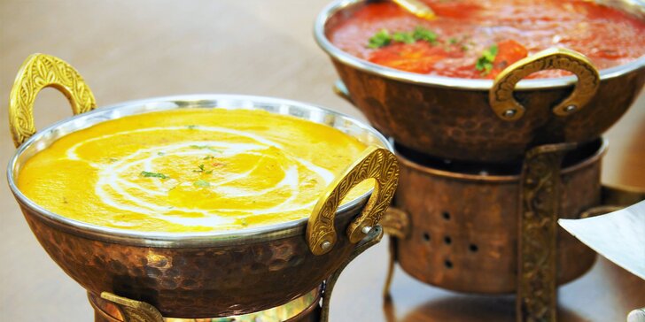 Indie na jazyku: barevné menu až pro 4 os. sestavené z nejoblíbenějších jídel