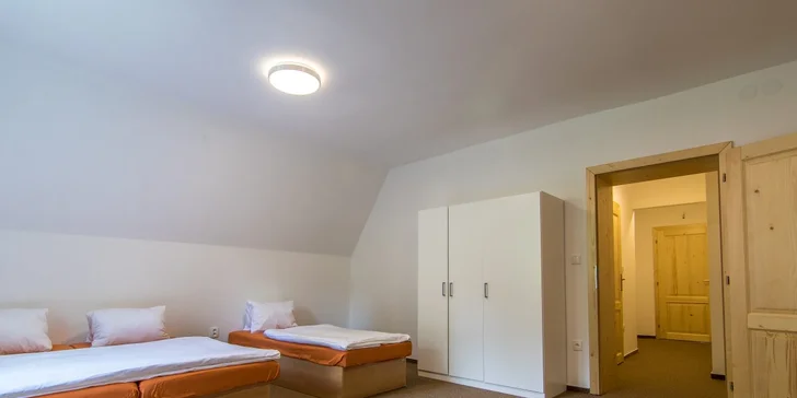 Krkonoše pro 2 i rodiny s dětmi: Příjemná chata se snídaněmi či polopenzí