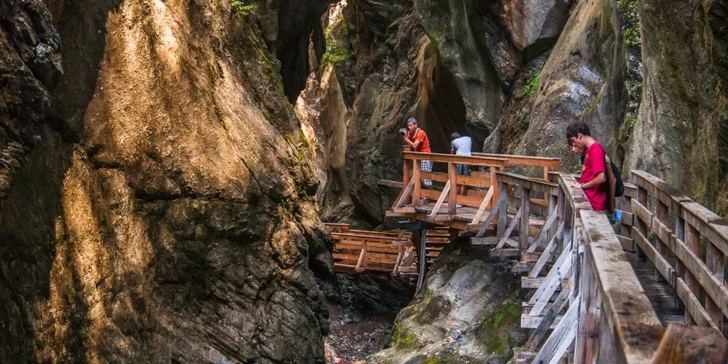 Poznávací výlet do krásné soutěsky Hintere Tormäuer přezdívané "Otcovy příkopy"