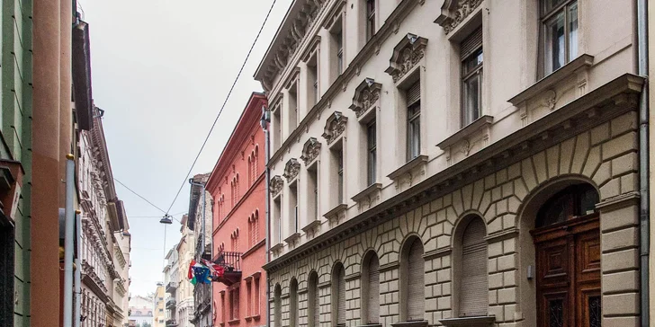 Apartmány v centru Budapešti: láhev vína, případně vstup do lázní