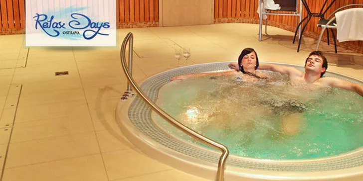 Privátní vířivka a luxusní wellness zóna pro dva