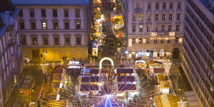 Na jeden den do adventní Budapešti: doprava busem, památky, lázně i trhy
