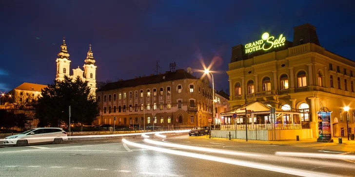 Víkend v elegantním hotelu v historické Nitře: privátní wellness i láhev vína