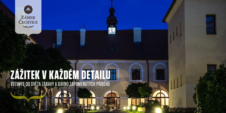 5 hodin zábavy na Zámku Čechtice: únikovka, virtuální realita, kvíz i jídlo a pití