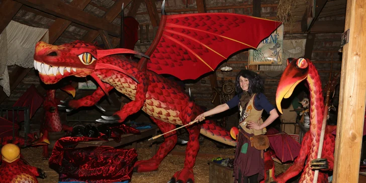 Obří rubínoví draci Rubijáni, strážci velkého dračího pokladu.
