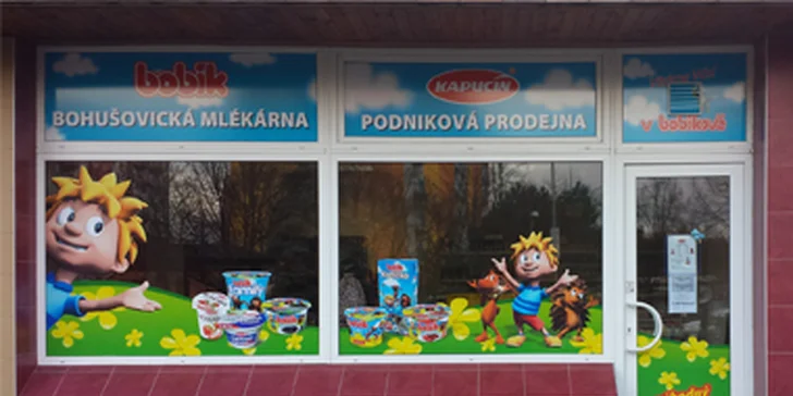 Balíčky pro malé milovníky Bobíka: Mléčné výrobky a hodiny