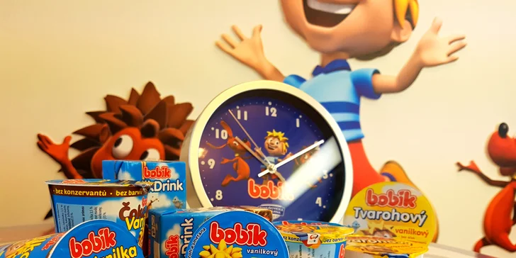 Balíčky pro malé milovníky Bobíka: Mléčné výrobky a hodiny