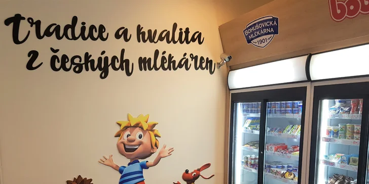 Balíčky pro malé milovníky Bobíka: Mléčné výrobky a hodiny