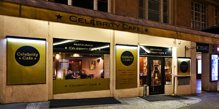 Pochutnejte si v přítomnosti hvězd: 5chodové degustační menu v Celebrity Café