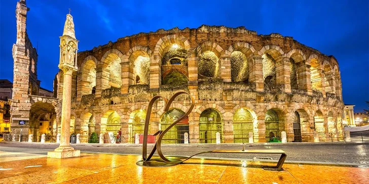 Romantický silvestr v Itálii: Benátky a Verona s ubytováním na 1 noc a snídaní