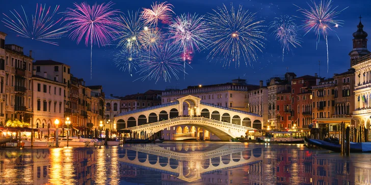 Romantický silvestr v Itálii: Benátky a Verona s ubytováním na 1 noc a snídaní
