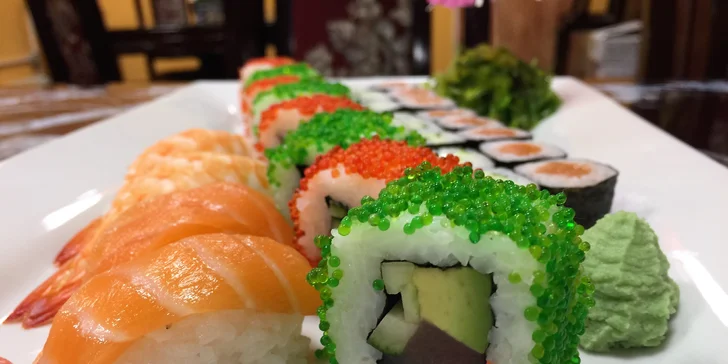 Sushi v té nejlepší formě: Set 28 nebo 50 ks exotické pochoutky