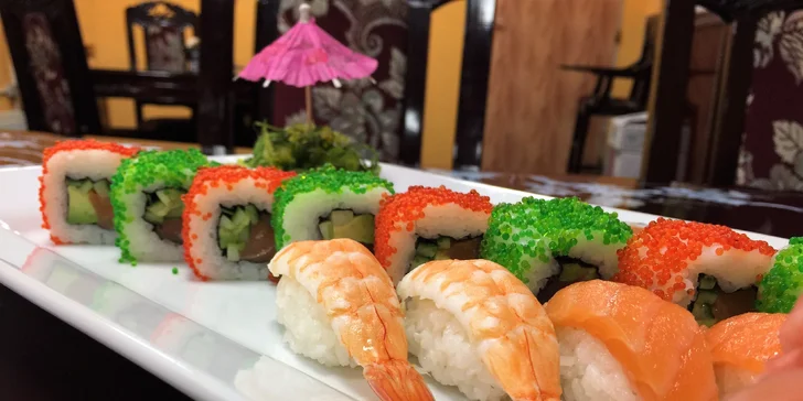 Sushi v té nejlepší formě: Set 28 nebo 50 ks exotické pochoutky