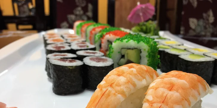 Sushi v té nejlepší formě: Set 28 nebo 50 ks exotické pochoutky