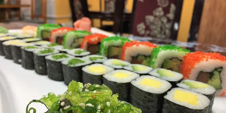 Sushi v té nejlepší formě: Set 28 nebo 50 ks exotické pochoutky